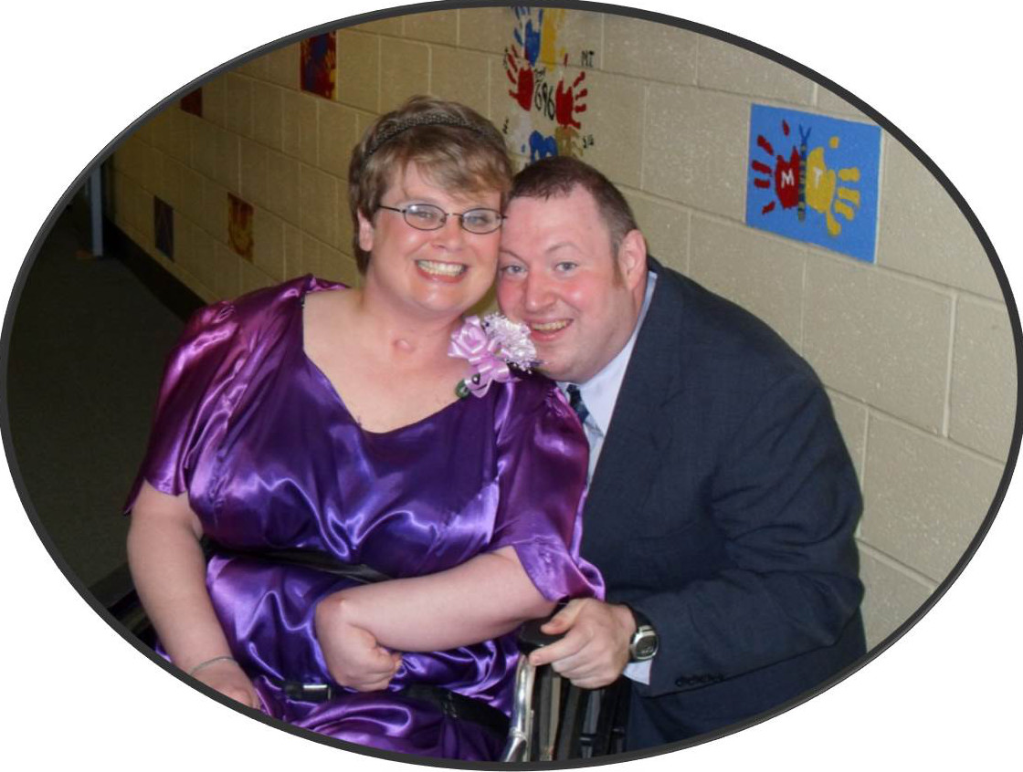 Picture of individuals at a social event.